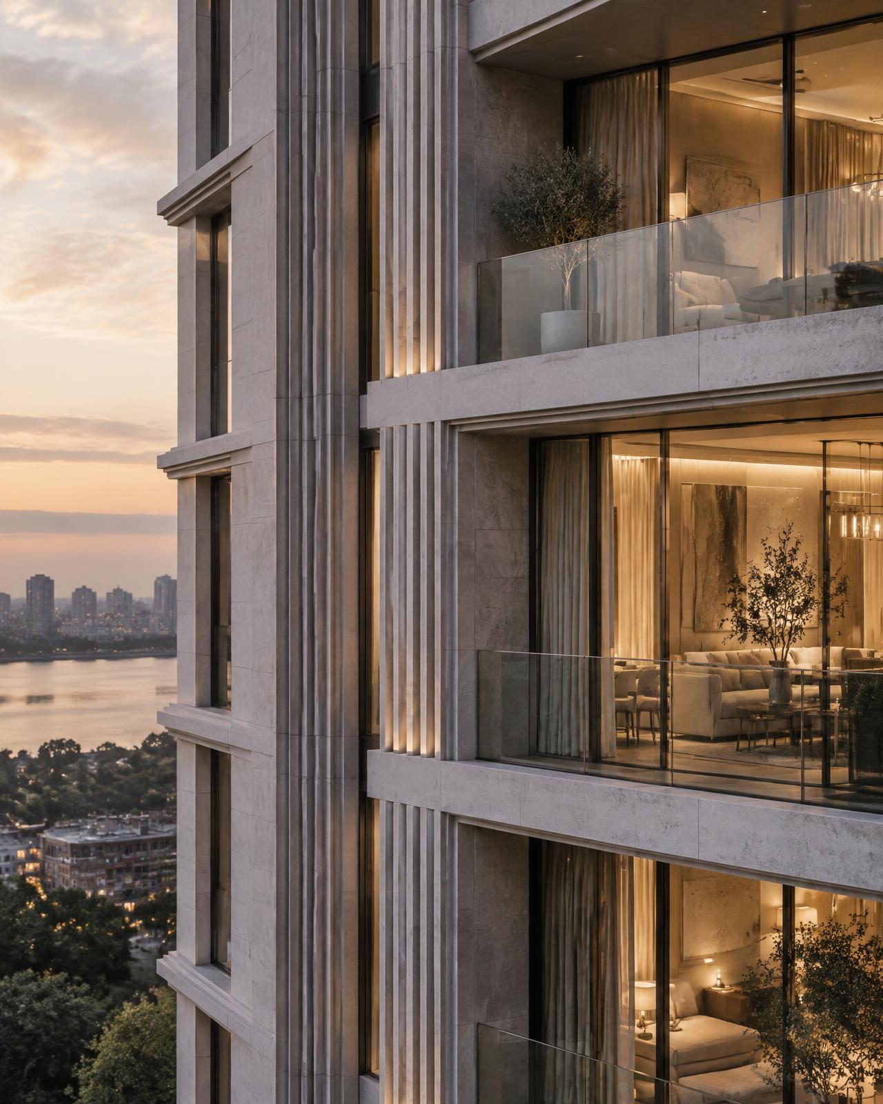 Detalle arquitectónico de un espacio presentado profesionalmente
